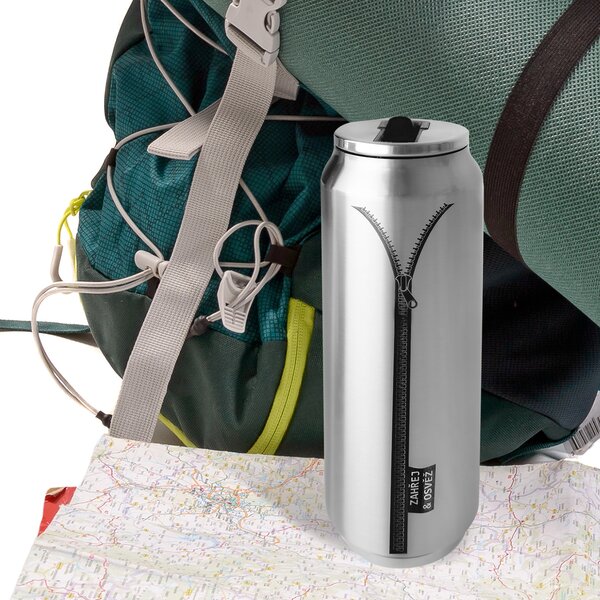 Termoska plechovka zip 0,7 l