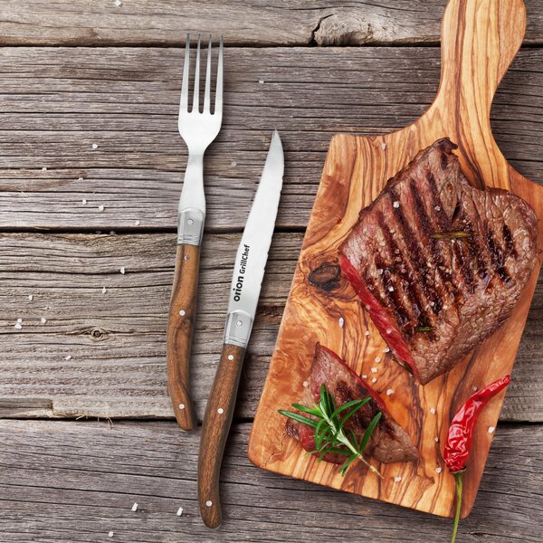 Steak set nůž s vidličkou