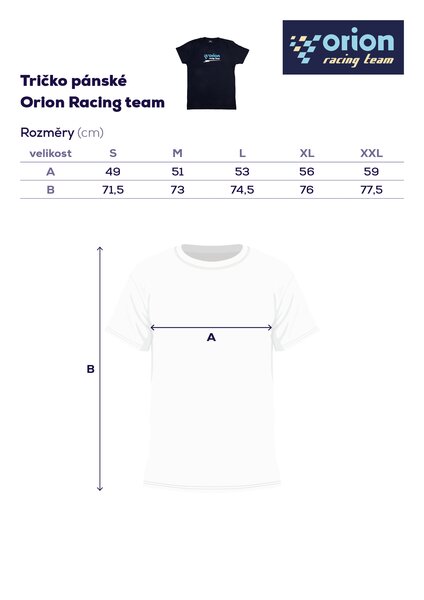 Tričko pánské Orion RACING vel. XXL