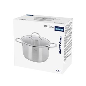 Kastrol ANETT Glass s poklicí 4,6 l