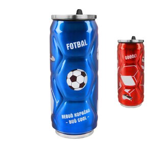 Termoska plechovka FOTBAL 0,5 l
