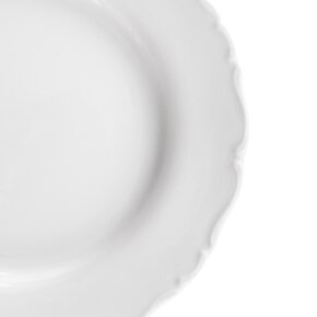 Mělký talíř MONA lem pr. 24,5 cm