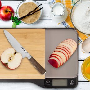 Kuchyňská váha digitální s krájecím prkénkem 5 kg