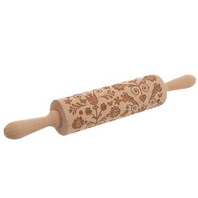 Váleček na těsto Kvítky d. 20 cm