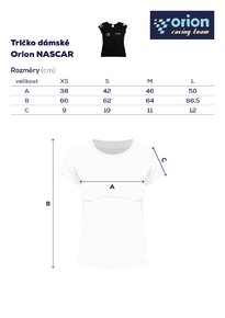 Tričko dámské Orion NASCAR vel. XS