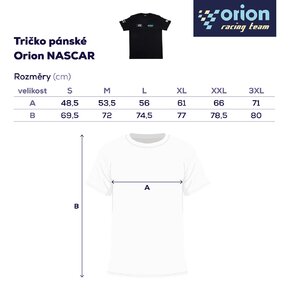 Tričko pánské Orion NASCAR vel. L