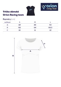 Tričko dámské Orion RACING vel. S			